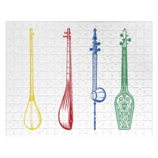 Irish Bouzouki Instrument Greek Jigsaw Puzzles