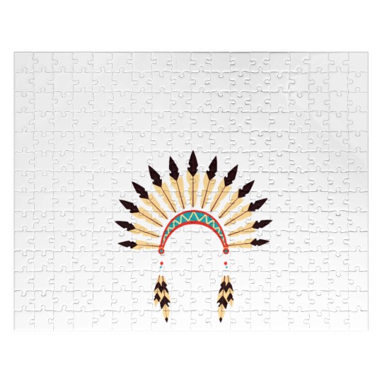 Proud To Be Lenape Delaware Native American Pride Jigsaw Puzzles