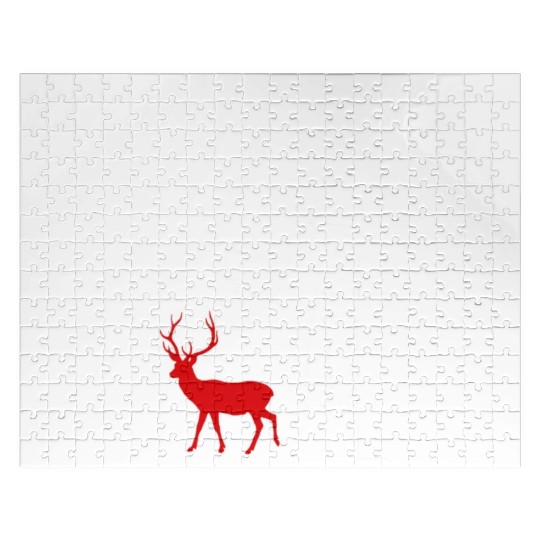 Bow Hunting Deer Hunting American Flag Jigsaw Puzzles