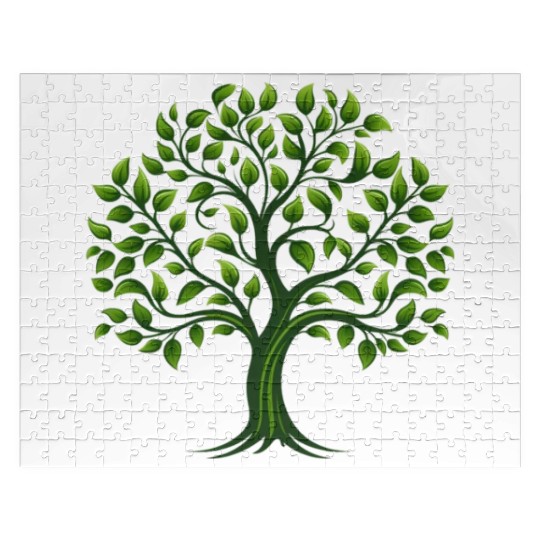 Tree, Family Reunion, tree logo Jigsaw Puzzles