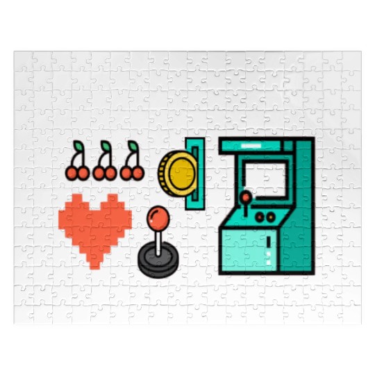 Coin Op Legend Arcade Gaming 80s Retro Gamer Jigsaw Puzzles