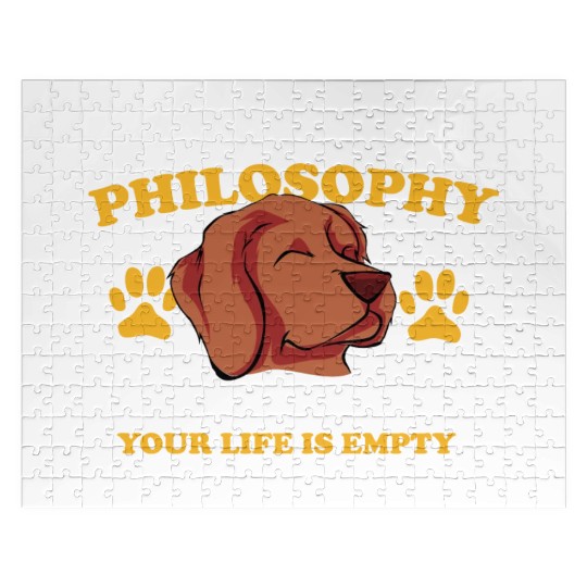 Philosophy Dog Hair Teacher Poetry Science Book Jigsaw Puzzles