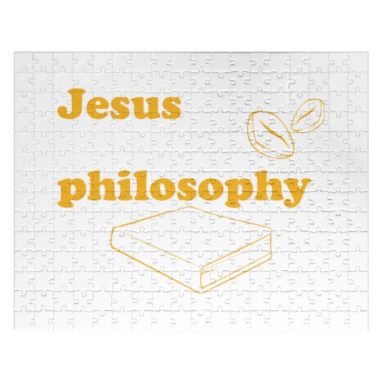 Philosophy Jesus Teacher Science Book Coffee Jigsaw Puzzles