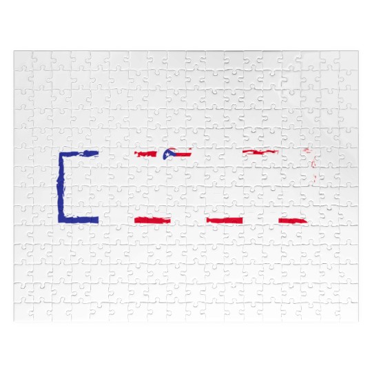 Patriotic Puerto Rico Puneta Flag Jigsaw Puzzles