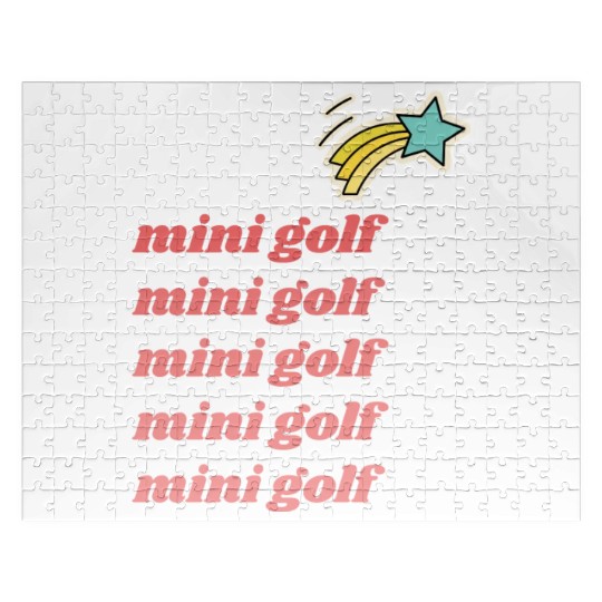 Mini Golf | Miniature Golf | Mini Golfer Jigsaw Puzzles