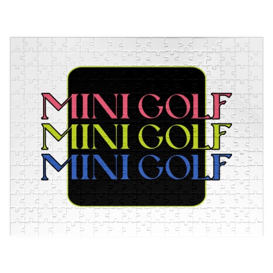 Mini Golf | Miniature Golf | Mini Golfer Jigsaw Puzzles