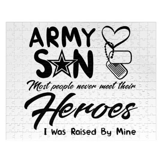 Army Son Most People Never Meet Their Heroes Jigsaw Puzzles