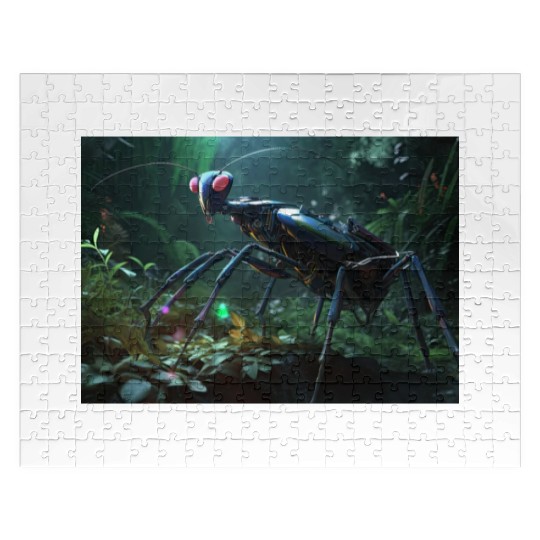 Neon Garden Butterfly Jigsaw Puzzles