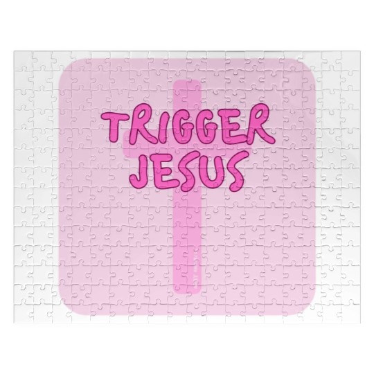 Trigger Jesus Affirmation By Abby Anime(c) Jigsaw Puzzles