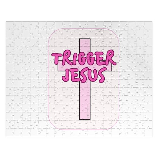 Trigger Jesus Affirmation By Abby Anime(c) Jigsaw Puzzles