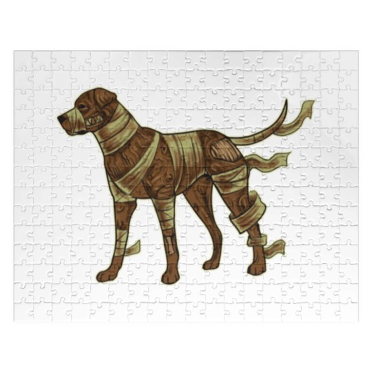 Funny Halloween Costume Mummy Boxer Dog Lover Jigsaw Puzzles
