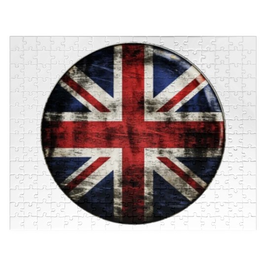 Union Jack Vintage Distressed Jigsaw Puzzles