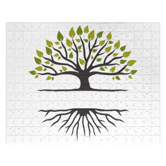 Family Reunion,, Family Reunion Tree, tree logo Jigsaw Puzzles