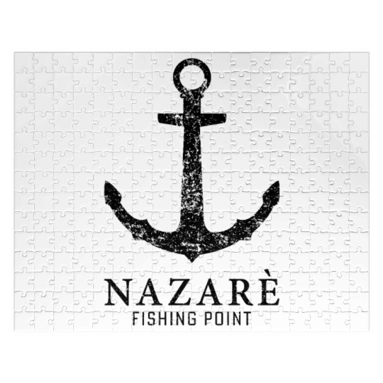 Nazare Fishing Point Anchor Harbour Jigsaw Puzzles