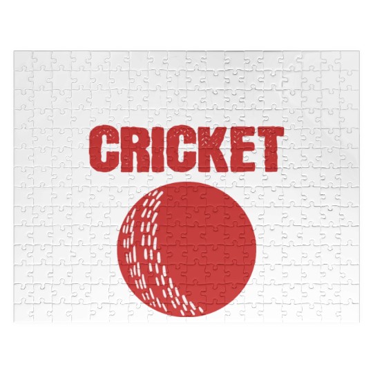 I Love Cricket Sport Coach Gift Jigsaw Puzzles