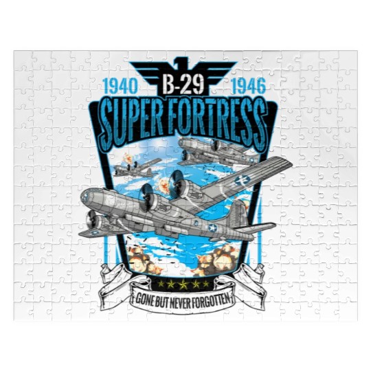 World War 2 Aircraft Wwii B-29 Superfortress Bombe Jigsaw Puzzles