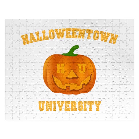 Halloweentown University Pumpkin For Treat Or Tric Jigsaw Puzzles