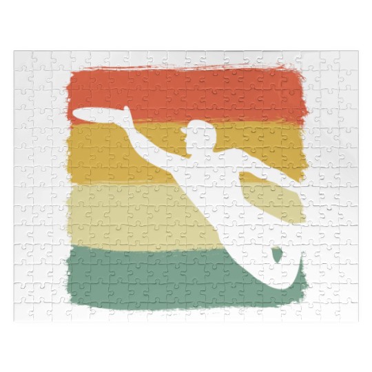 Ultimate Frisbee Player Frisbee Player Jigsaw Puzzles