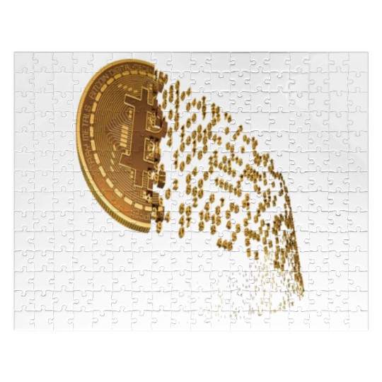 Crypto BITCOIN design 3 Jigsaw Puzzles