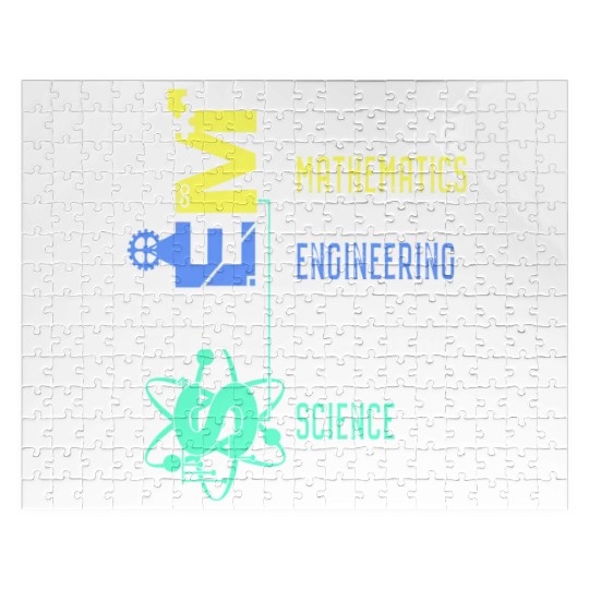 Stem Teacher Science Technology Engineer Math Jigsaw Puzzles
