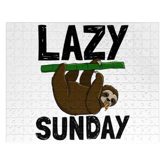 Lazy Sunday Sloth Jigsaw Puzzles