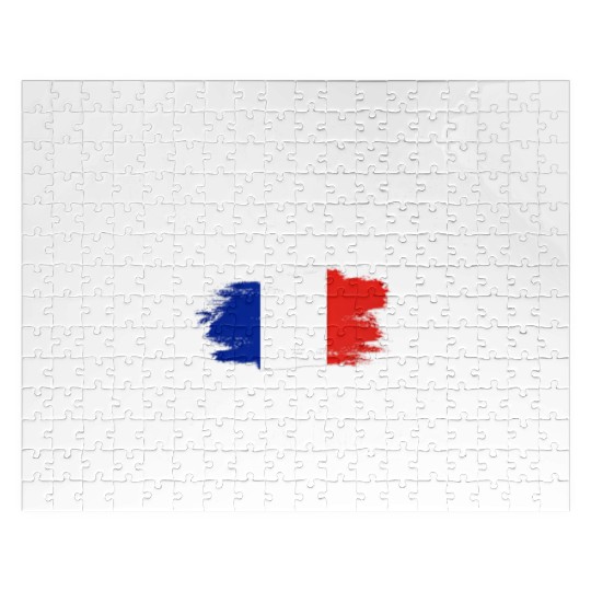 Nice France Souvenir Franã§Ais Country Flag Brushe Jigsaw Puzzles