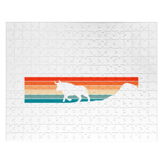 Rodeo Time Cowboy Wild West Horseman Ranch Lasso Jigsaw Puzzles