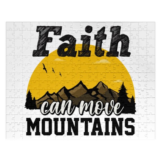 Faith Can Move Mountains Jigsaw Puzzles