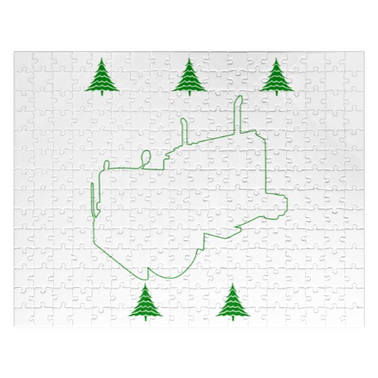 Trucker Ugly Truck Driver Jigsaw Puzzles