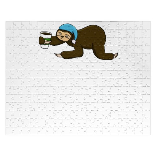 Relax It's Sunday Sloth Jigsaw Puzzles