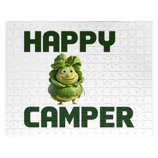 happy camper Jigsaw Puzzles