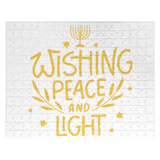 Wishing Peace And Light This Hanukkah Jigsaw Puzzles