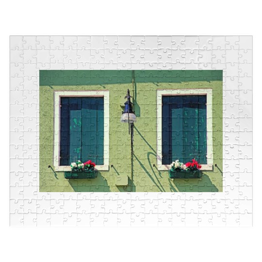 Windows of Venice Italy 1907 Jigsaw Puzzles