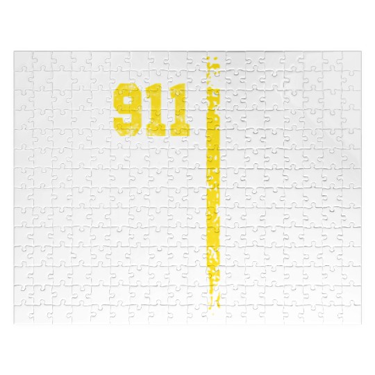 Dispatcher 911 Usa Flag Dispatcher Back Print Jigsaw Puzzles