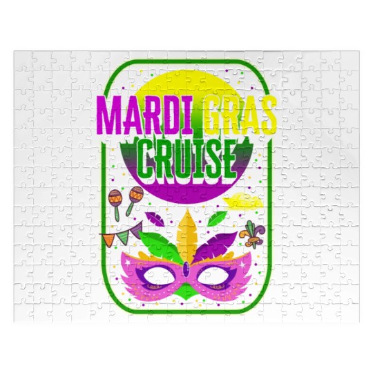 Mardi Gras Fleur De Lis Jigsaw Puzzles, Mardi Gras Cruise