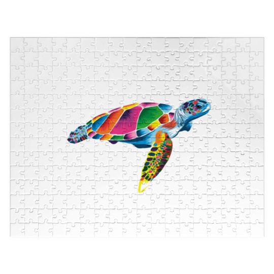 Sea Turtle Tortoise I Like Turtles Jigsaw Puzzles