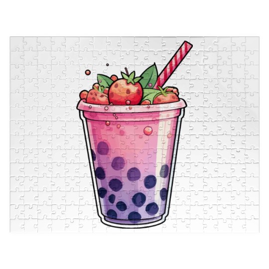 Boba Tea Design - Bubble Tea Jigsaw Puzzles