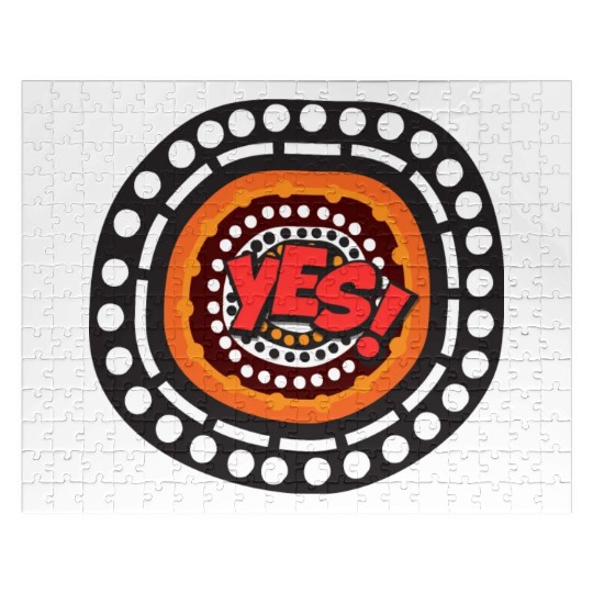 Yes to the Voice to parliament Jigsaw Puzzles