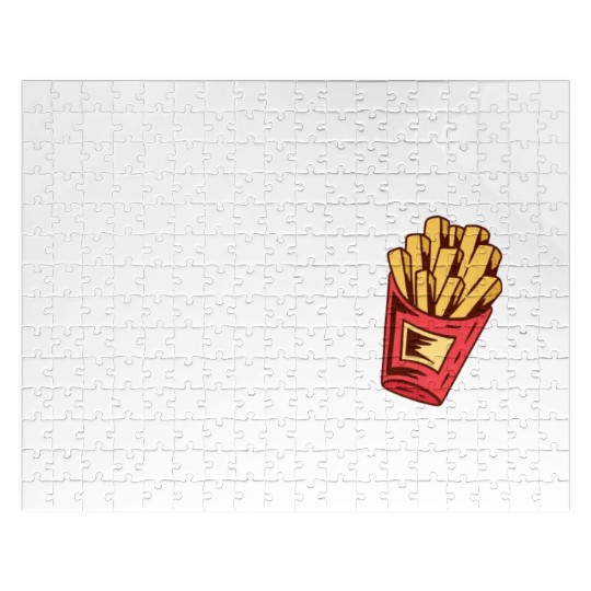 Funny Thick Thighs Save Lives Fries Jigsaw Puzzles