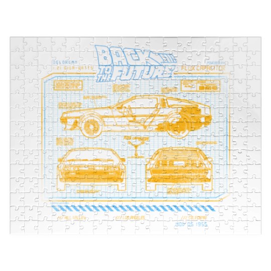 Back To The Future 35Th Anniversary Delorean Jigsaw Puzzles