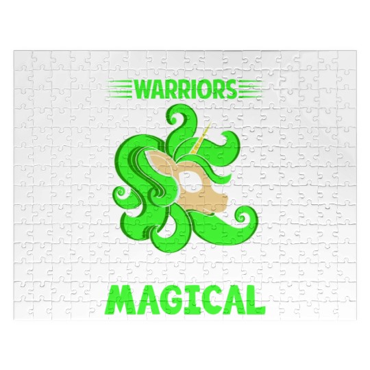Cerebral Palsy Warriors Are Magical Unicorn Lover Jigsaw Puzzles