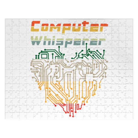 Computer Circuit Technician Programmer Or Coder Jigsaw Puzzles