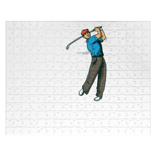 Best Dad By Par Funny Golf Dad Fathers Day Jigsaw Puzzles