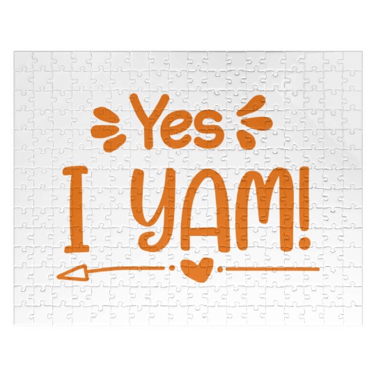 Yes I Yam Thanksgiving Jigsaw Puzzles