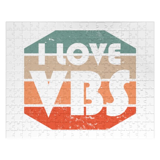 I Love VBS Summer Camp Vacation Bible School Crew Jigsaw Puzzles