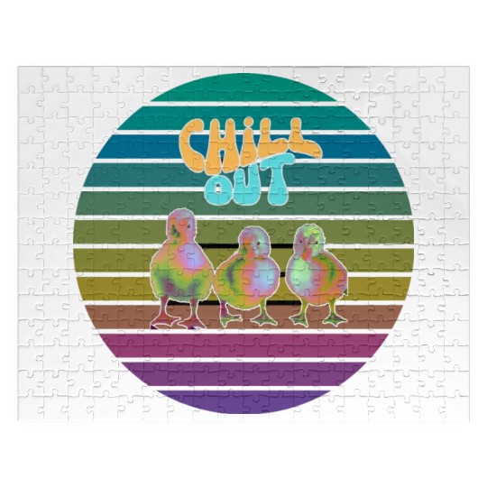 Chill out with chickens Jigsaw Puzzles