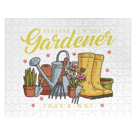 Gardening Funny Garden I'm The Gardener Jigsaw Puzzles