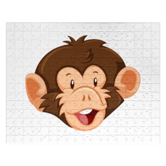 Monkey face Jigsaw Puzzles