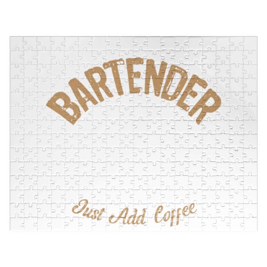 Instant Bartender Just Add Coffee Jigsaw Puzzles