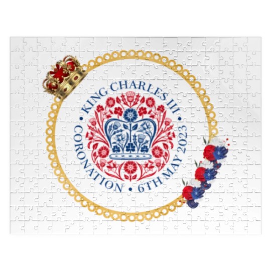King Charles Iii British Monarch Royal Coronation Jigsaw Puzzles